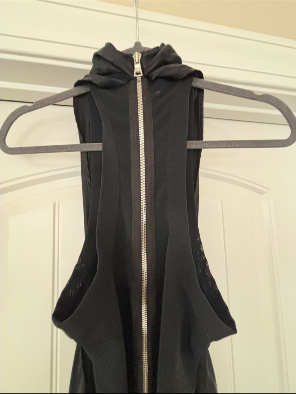 Retrofete black exposed zipper elegant evening dress - Picture 5 of 5